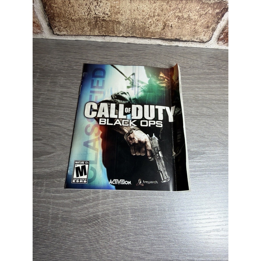 (Manual Only) Call of Duty Black Ops Sony Playstation 3 Excellent Original